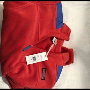 Women’s coral and blue Vineyard Vines Shep Shirt